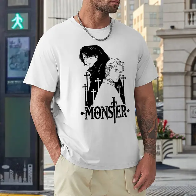 Monster Johan Liebert Kenzo Tenma Unisex Shirt Monster Anime 