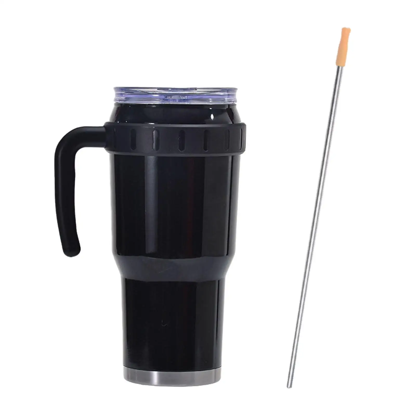40oz Tumbler with Handle and Straw Large Capacity Sliding Lid for Hot and Cold Beverage