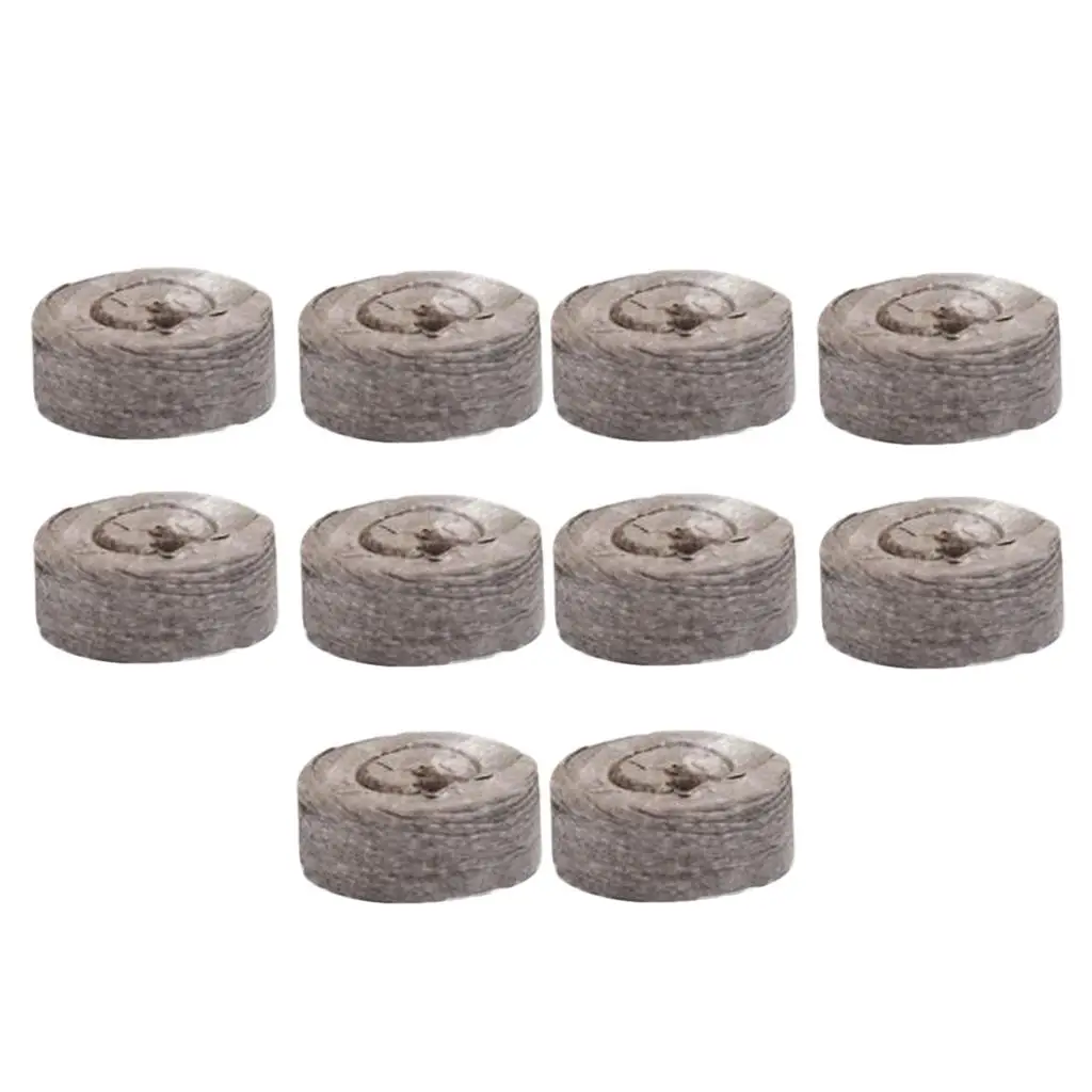 10 Pcs 30mm Pellets Seed Starting Plugs Pallet Seedling Soil Block Seeds Starter Professional Tool Easy to Operate
