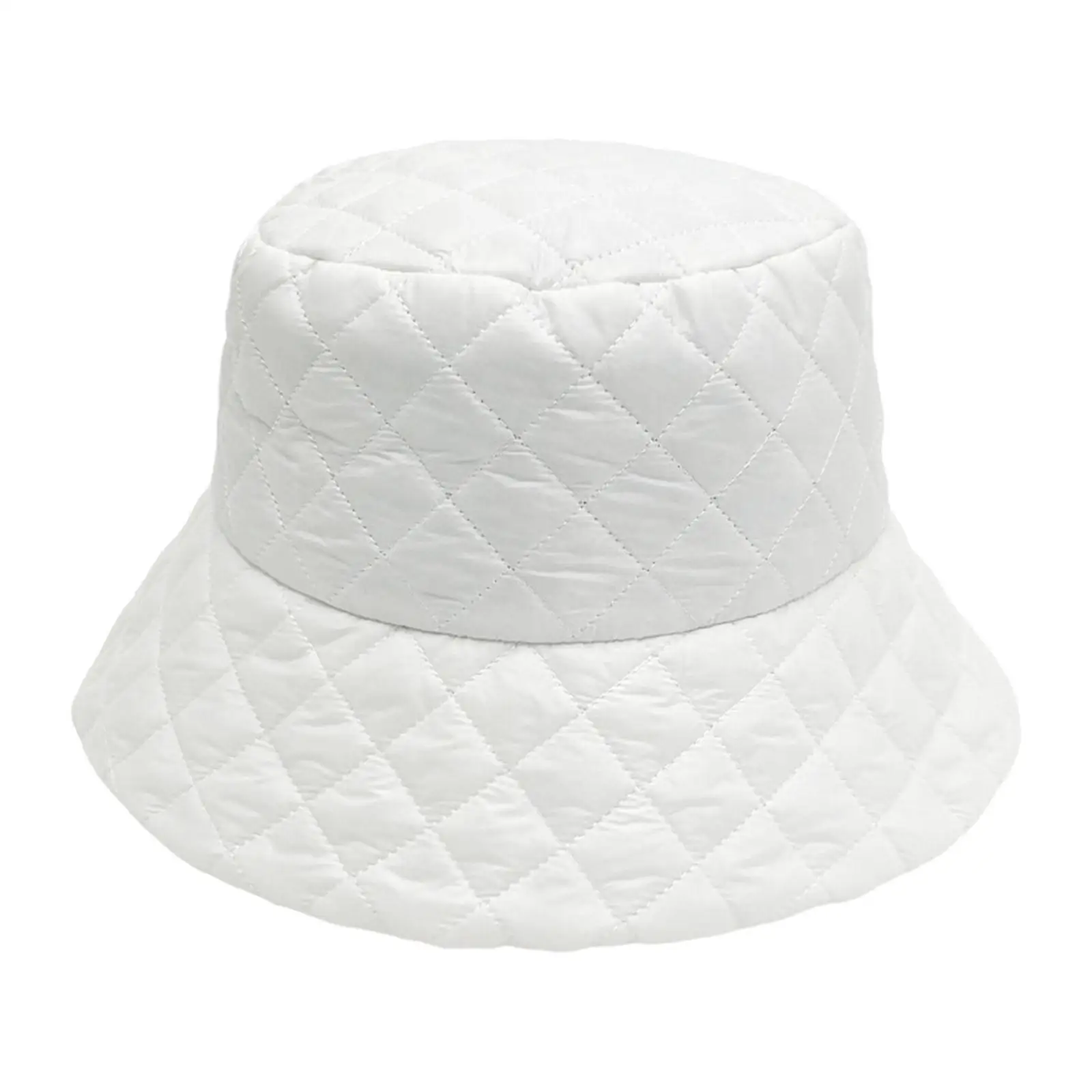 Winter Bucket Hat Soft Comfortable Stylish Thick Down Cotton Quilted Fisherman Cap Fisherman Hat for Men Women Girls Adults