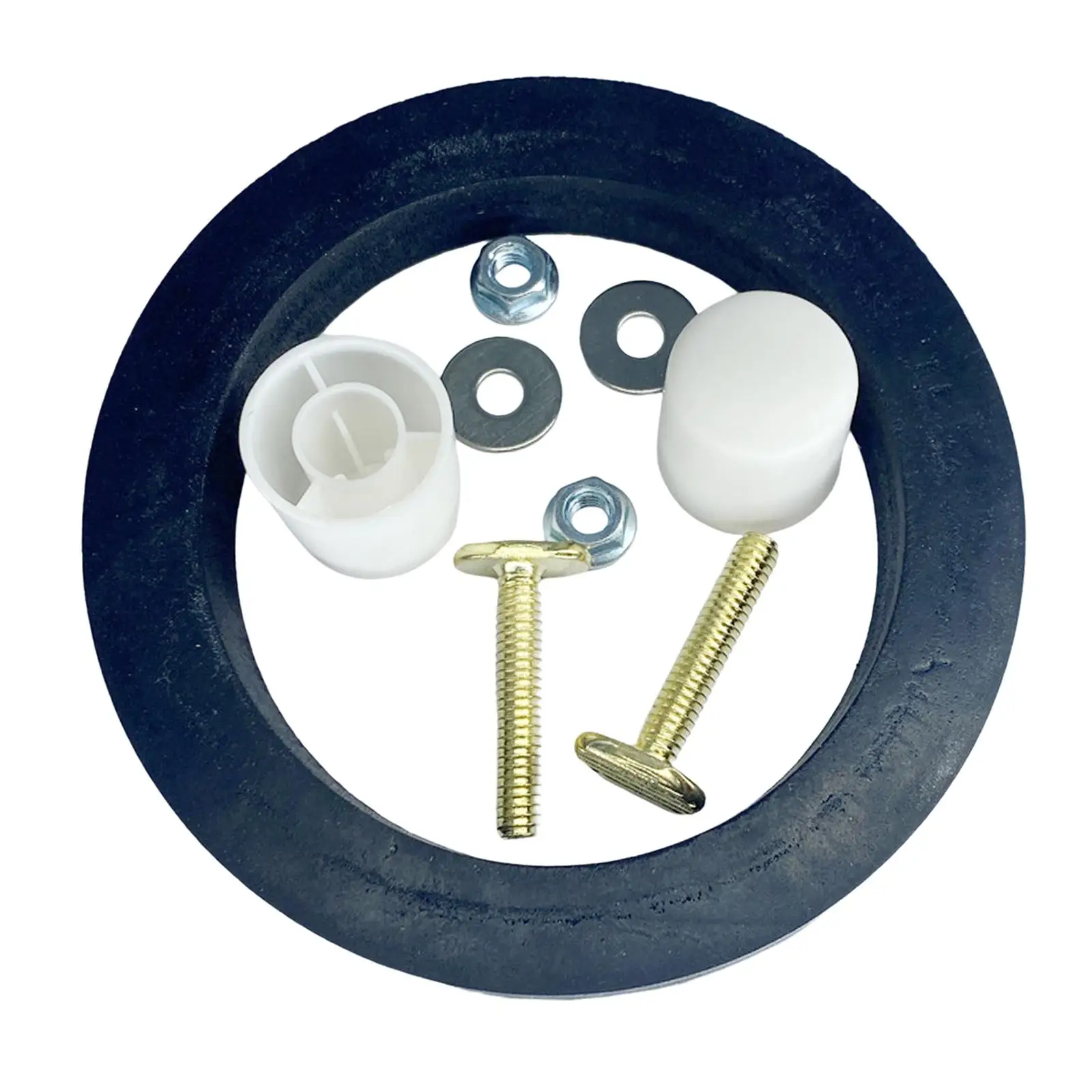 Seal Gasket of RV Toilet for 300, 310, 320 Series with Brass Bolts, Nuts and