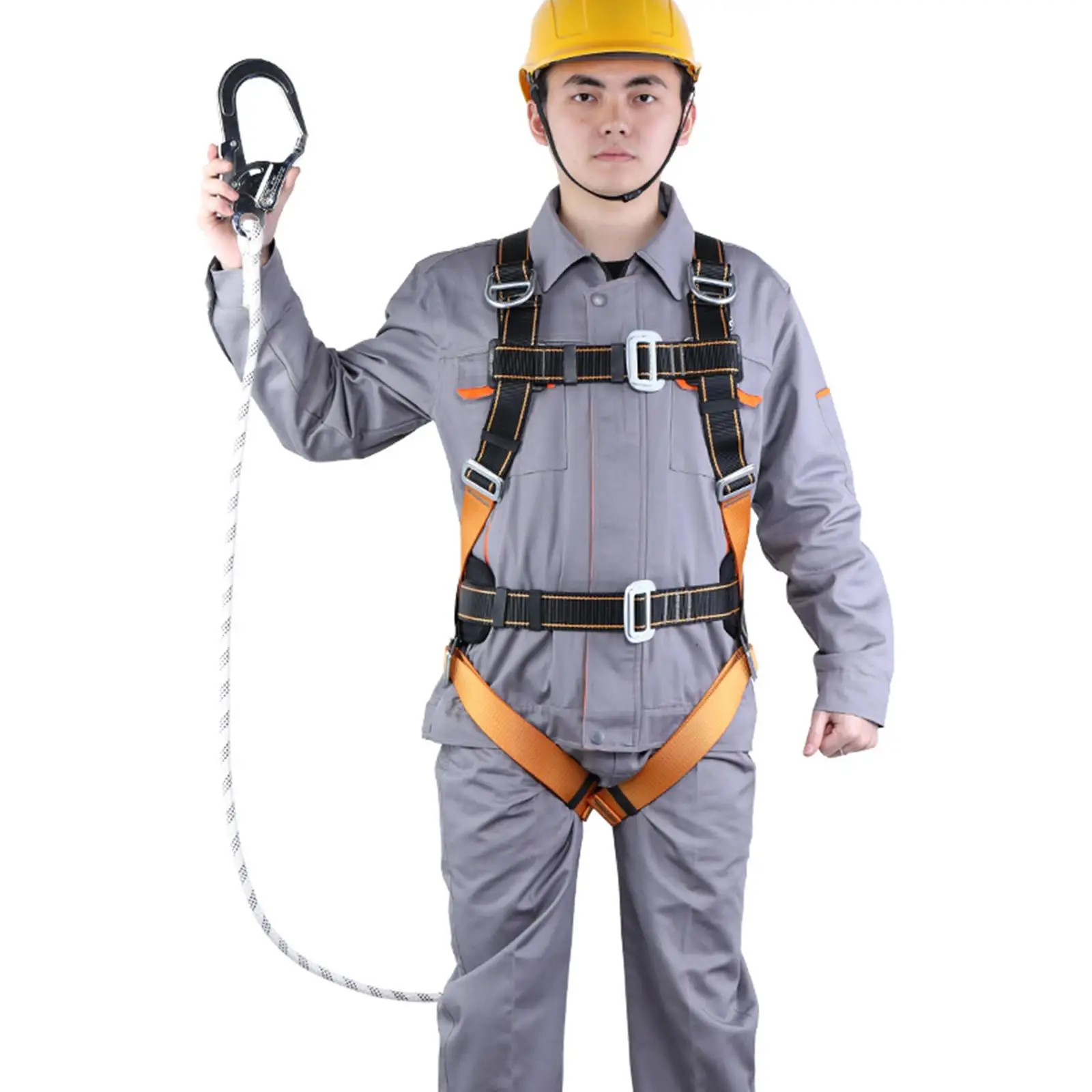 Climbing Harness Safety Belt Rock Climbing Fall Protection for Fire Rescuing