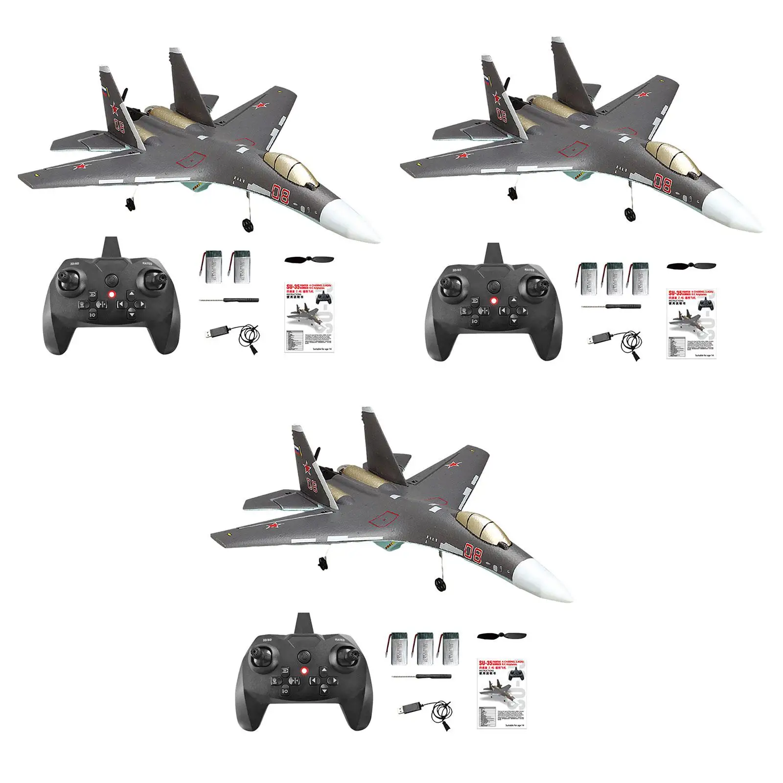 6 Axis Fighter Jet 4CH Altitude Hold Obstacle Avoidance Remote Control Jet Airplane for Adults Boys Teens Beginners Holiday Gift