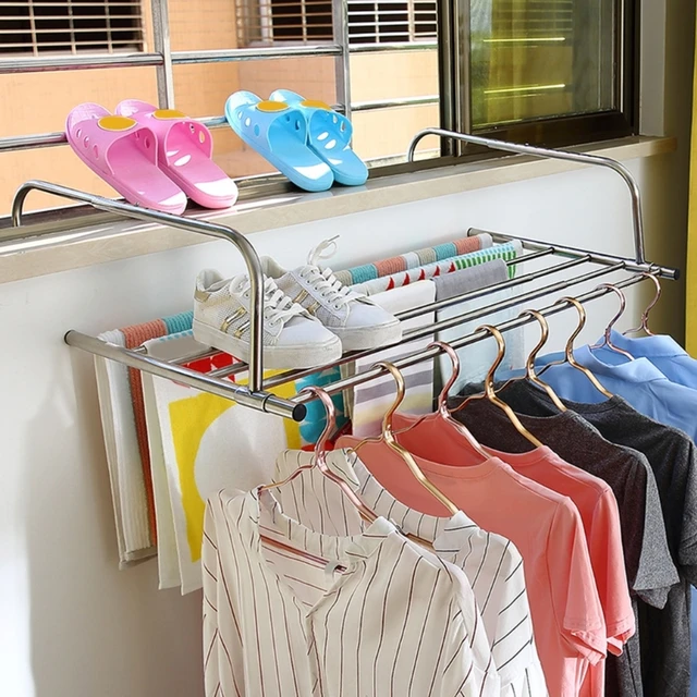 Folding Clothes Horse Dryer Hangers For Clothes Home Accessories Floor  Multi-function Hanging Rack Drying Rack For Clothes - Drying Racks -  AliExpress