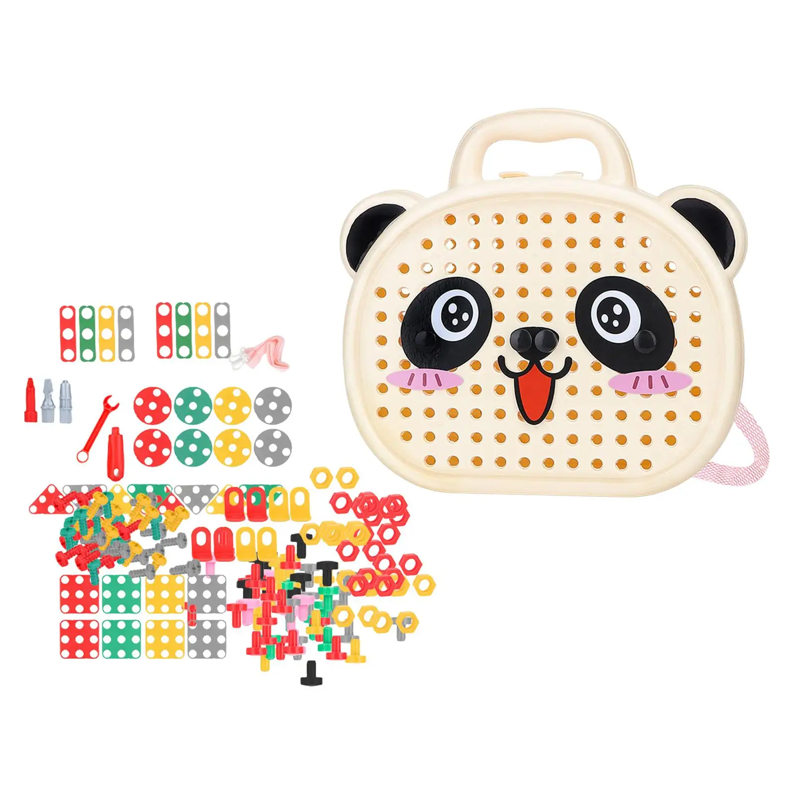 Screw Nuts Toys Preschool Learning Activities Basic Skills Tool Kit for Preschool Kids