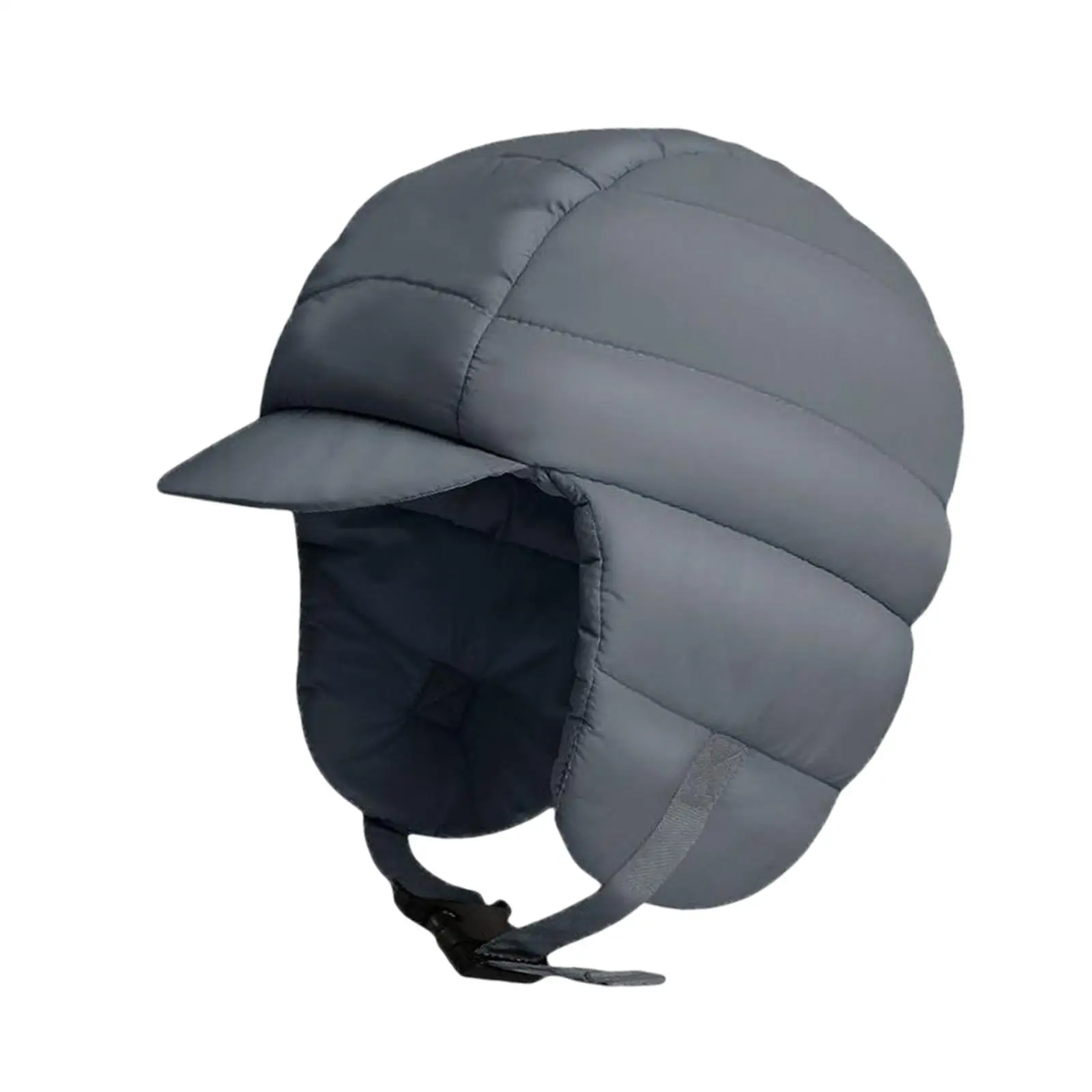 Trooper Trapper Hat Ski Brim Hat with Ear Flaps Unisex Waterproof Winter Baseball Cap for Skiing Biking Climbing Camping Outdoor