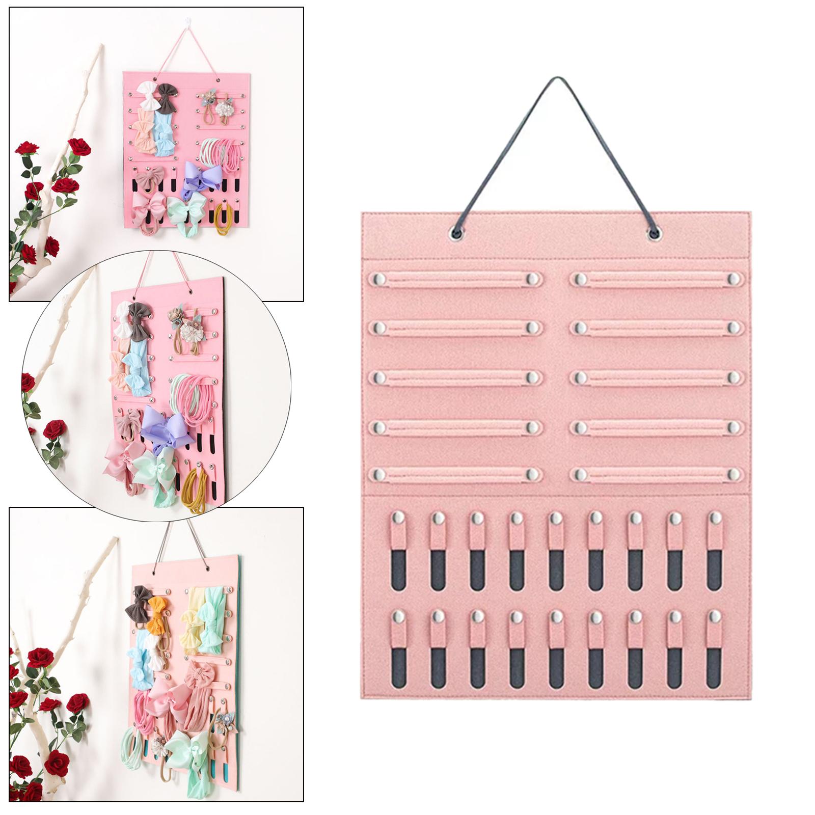 Felt Headbands Holder Newborn  Retail Store Organizer Hanging Pink