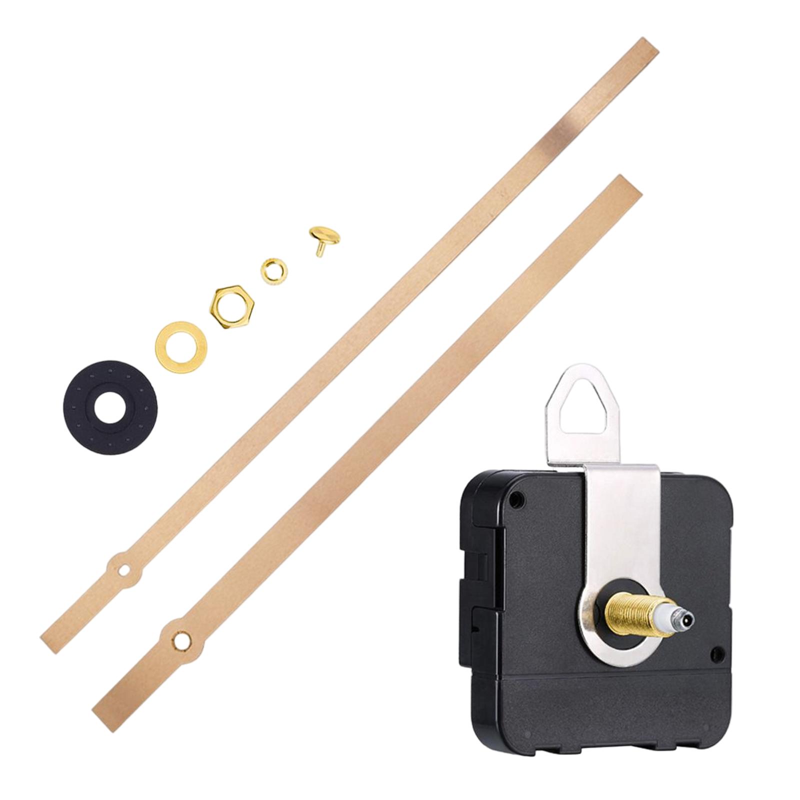 Wall Clock Movement Mechanism Kits DIY Making Replace Quartz Clock Motor Kit Long Shaft