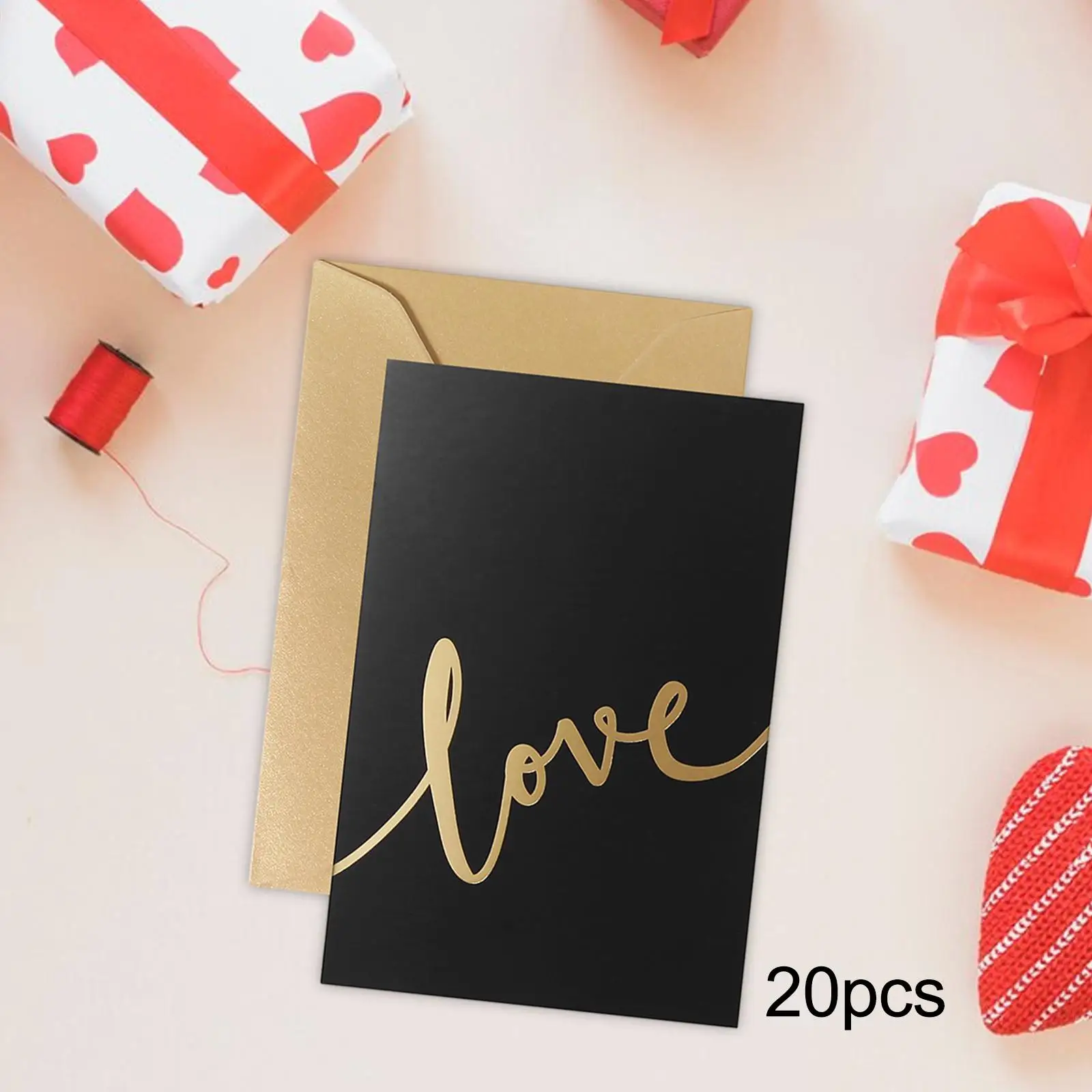 20Pcs Valentines Day Cards Retirement Card Birthday Card Holiday Card for Anniversary Party Fathers Day Festival Girlfriend