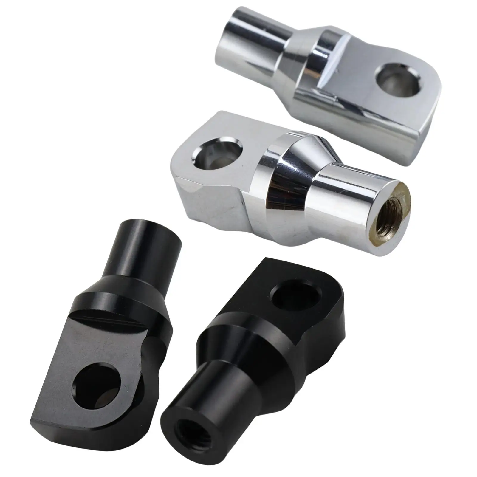 2 Pieces Foot Pegs Mounting Bolts Adapter for Male Pegs Mounting
