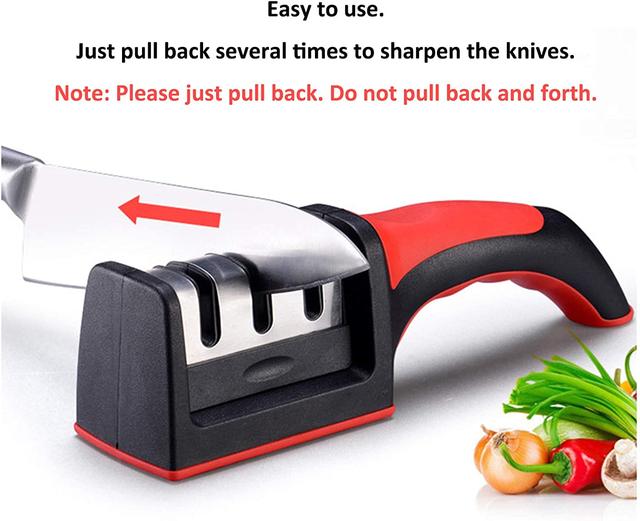 ERMAKOVA Kitchen Knife Sharpener Sharpening Stone Grinder Stainless Steel Knife  Sharpening Tool Repair Restore and Polish Blades - AliExpress