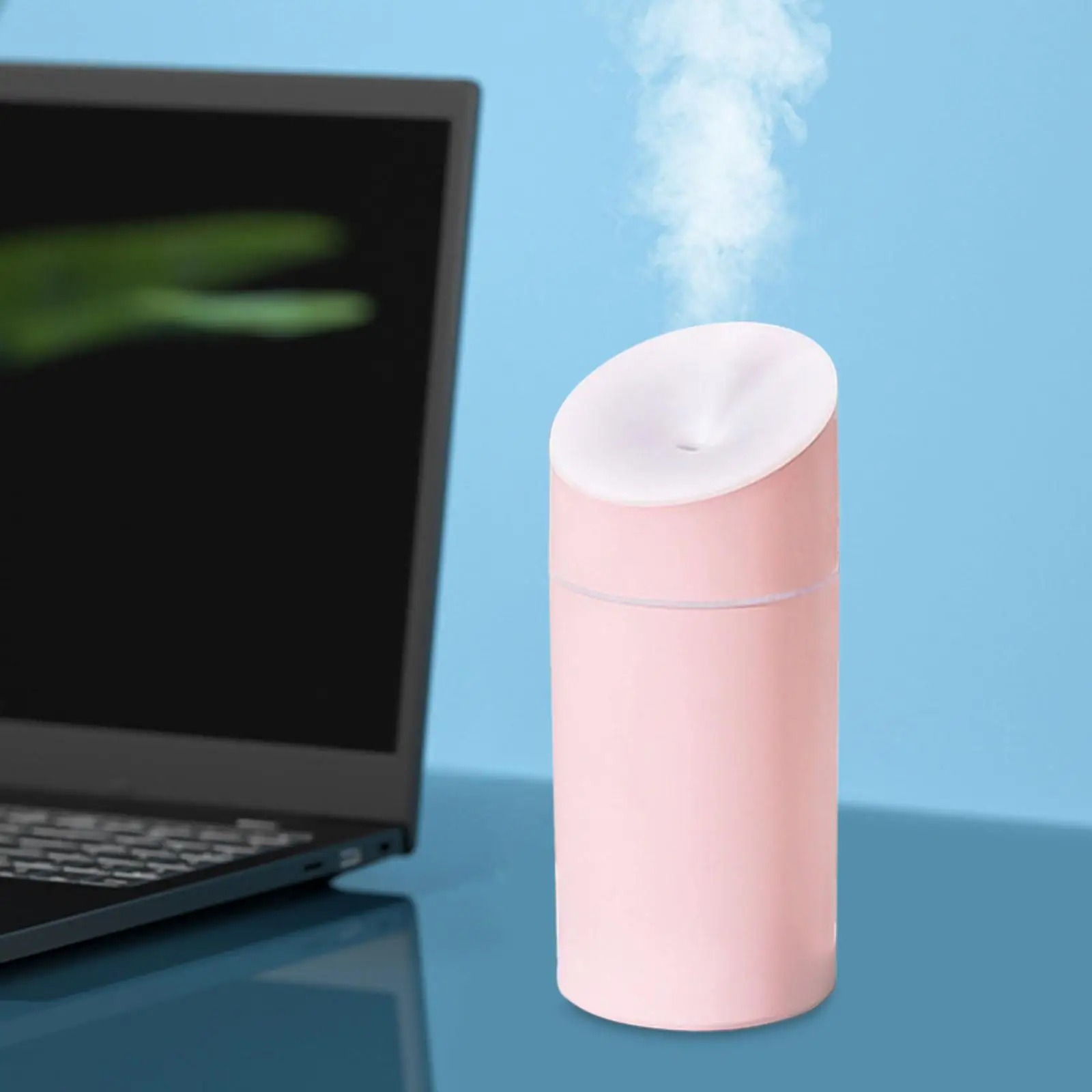 Electric Air Humidifier USB LED Night Light Quiet Operation for Aroma Sprayer Adjustable for Home Room Office Yoga