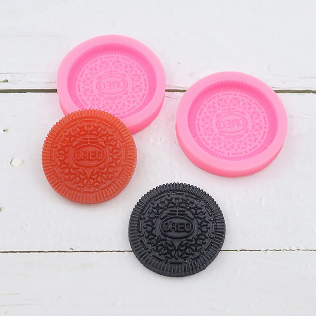 High Quality 1PC Silicone Mold Silicone OREO Cookie Moulds Kitchen Baking  Chocolate Fondant Cookie Moulds - AliExpress