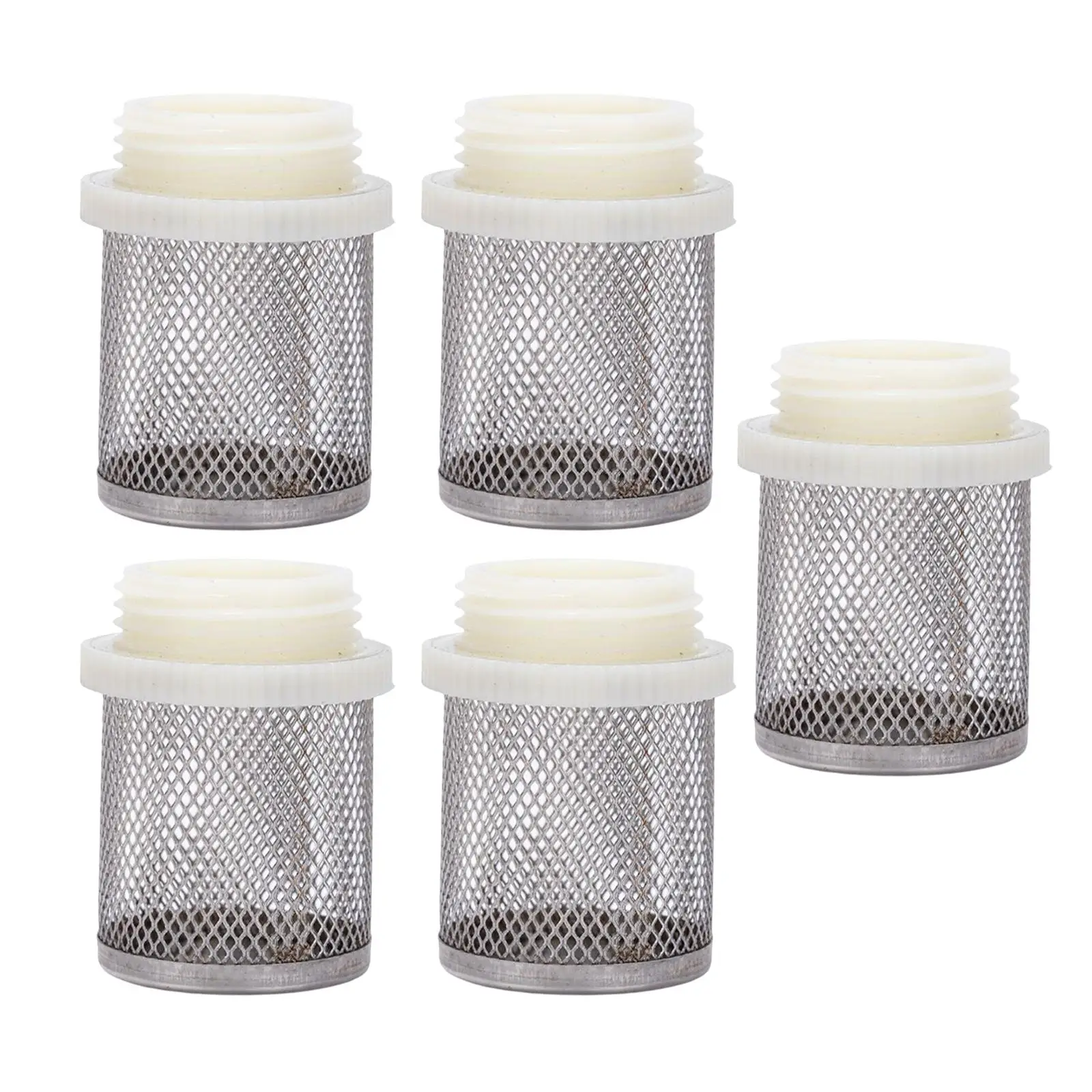 5x Multifunctional Hose Filter Stainless Steel Mesh Filter Accessories Replacements for Greenhouse Home Lawn Garden Farm