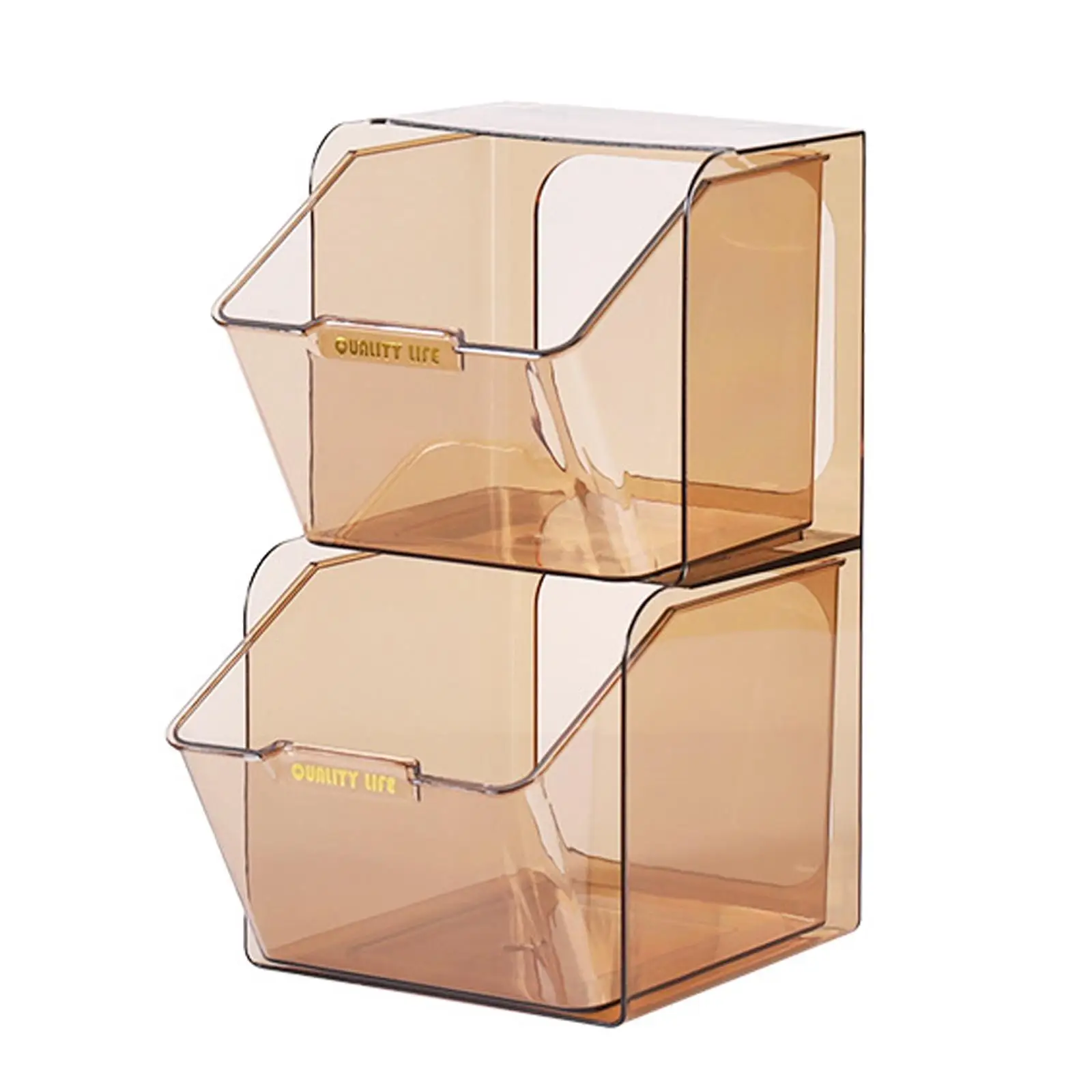 Tea Storage Chests Transparent Multifunctional Sugar Packets Storage Bin for Coffee Capsule Spices Pouch Sweeteners Bathroom