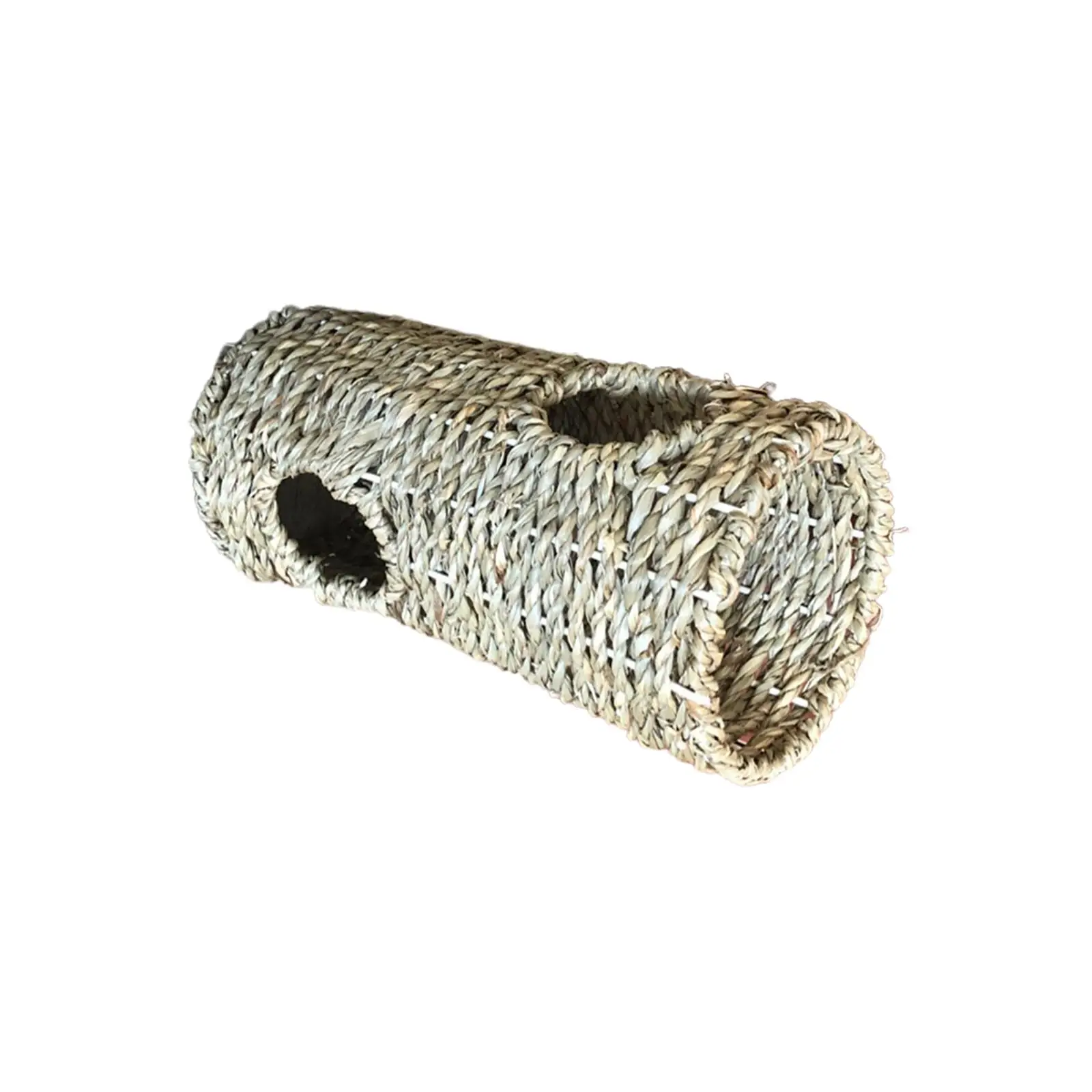 Hamster Grass Tunnel Lightweight Straw Tunnel for Hamster Mice Ferrets