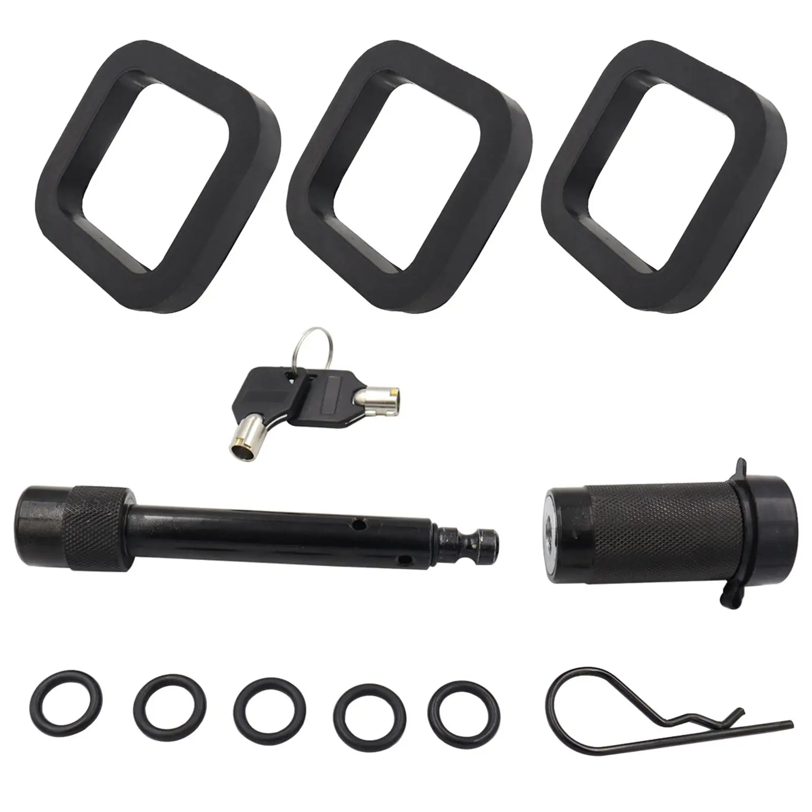 5/8 Inches Trailer Hitch Locks Easily Install ,Black for