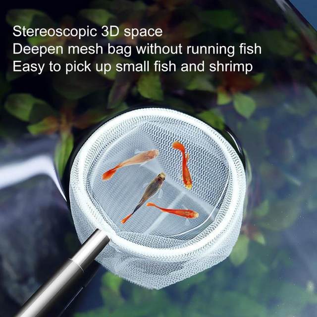 Fishing Net Telescopic Handle Flexible Durable Telescopic Fishing Net for  Home Aquariums Long Handle Fish Tank Net for Easy Fish - AliExpress