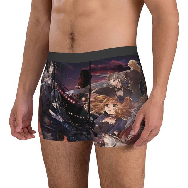 Characters Black Butler Demon Servant Anime Underpants Cotton Panties Men's  Underwear Comfortable Shorts Boxer Briefs - AliExpress