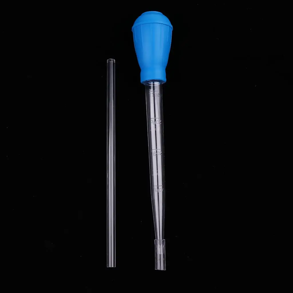  Aquarium Fish Waste Remover Feeder Pipette Dropper Water Changing Cleaning Tool 29cm Green