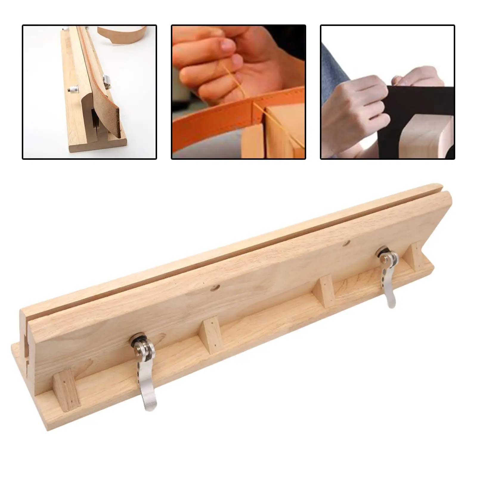Hand-Stitched Sewing Horse Leathercraft Table Pony Clamp Leather Stitching Pony Wood For DIY Tools