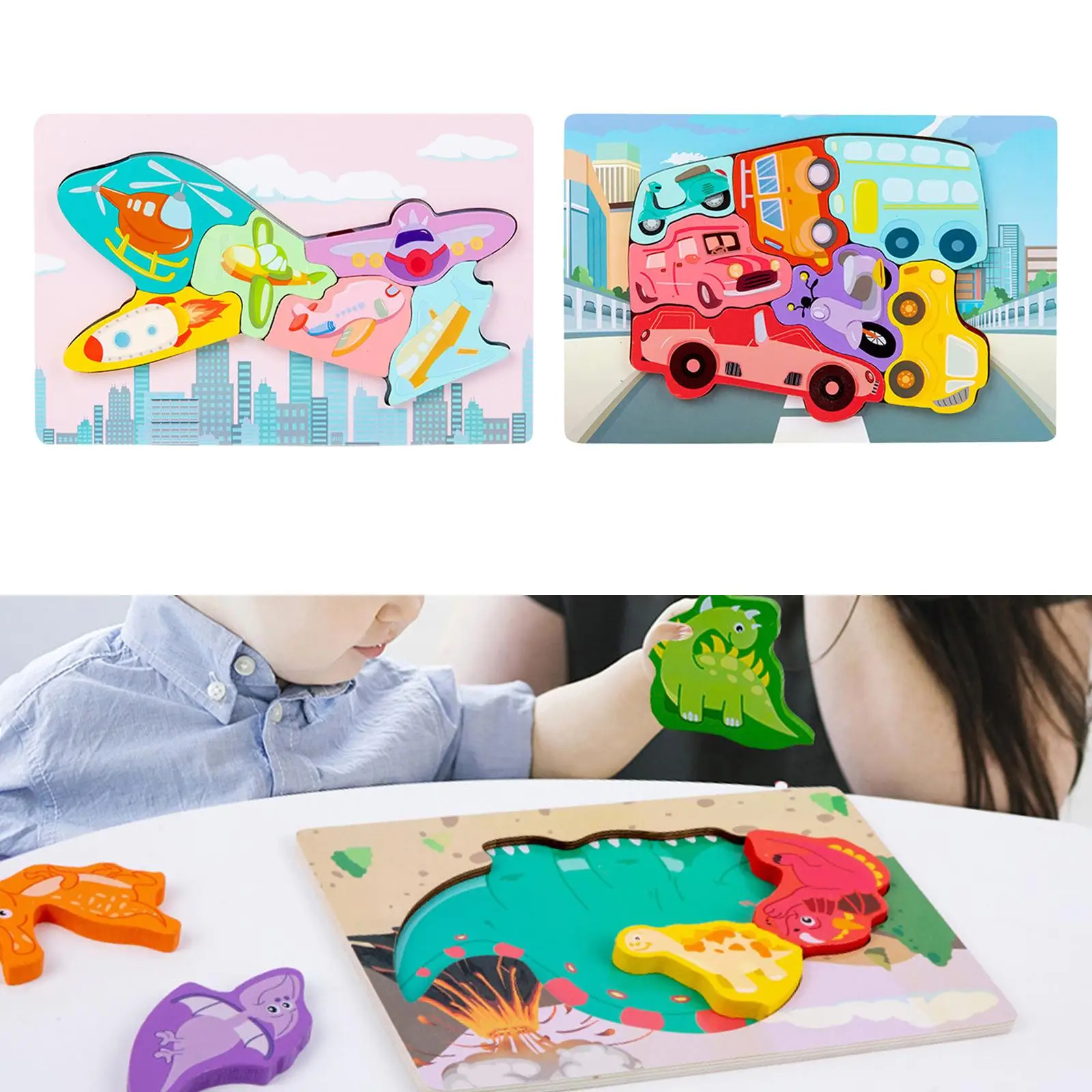 Jigsaw Cartoon Birthday Gifts Educational Preschool Toys Brain  Boards Toys  Toys Toddlers Baby Boy And Girl