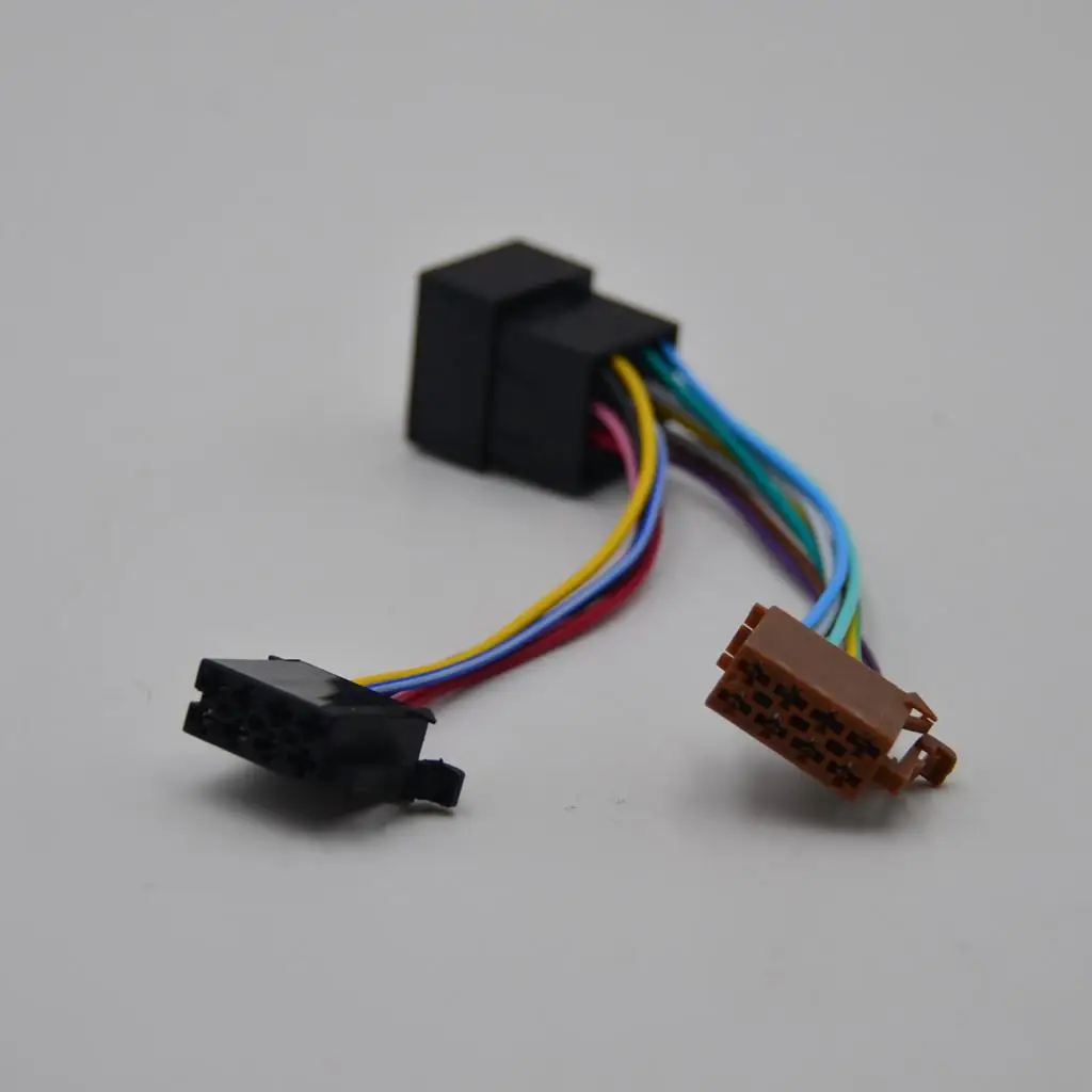 20x3x4cm Car Stereo Audio Harness With ISO Adapter for 206 306 406