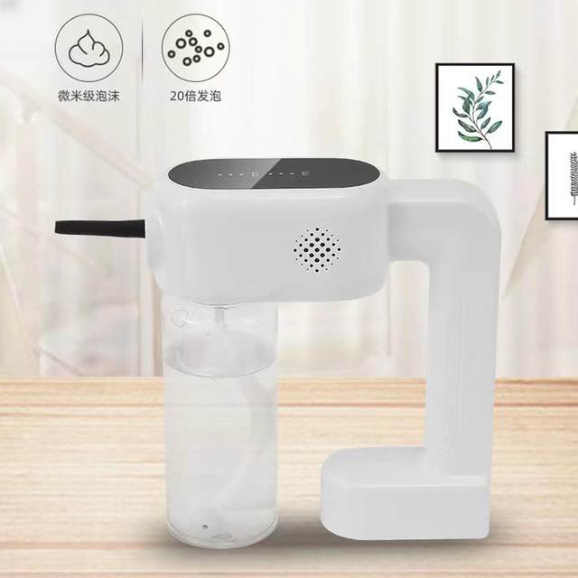 Electric Shampoo Foamer Dispenser Adjustable Speed Liquid Foam Machine Foaming Dispenser Shampoo Foaming Maker for Barber Shop