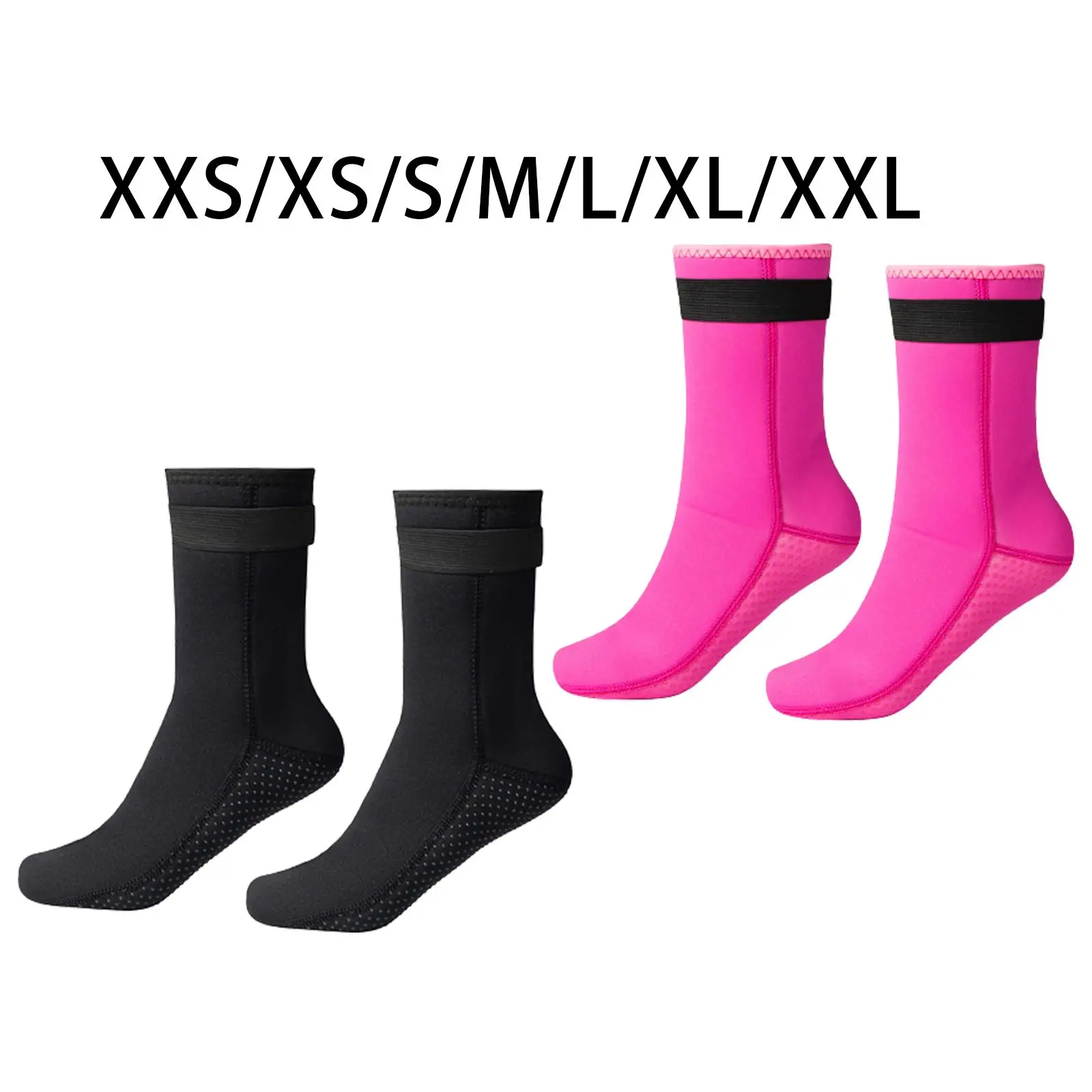 Diving Socks Thermal Anti Slip Unisex Water Socks Beach Boot Shoes for Water Sports Kayaking Paddling Outdoor Activities