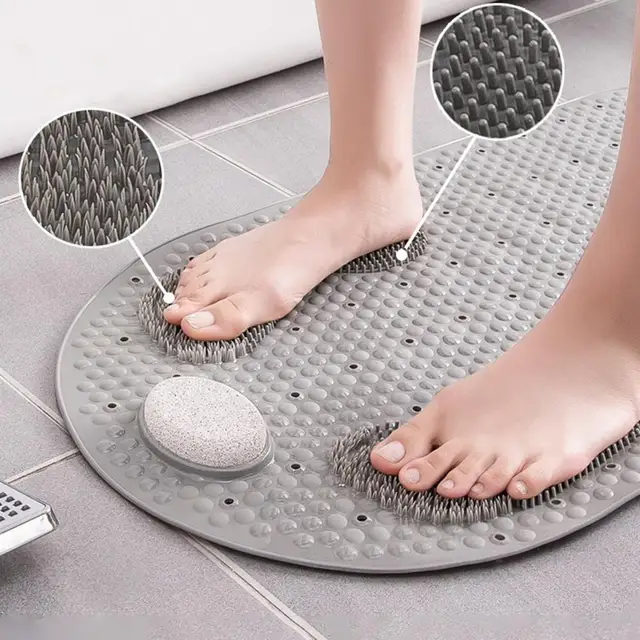 Durable Shower Mat Super Soft Bathtub Mat Non-deformed Feet Massage Non-slip  Bathroom Mat Anti-skid - Bath Mats - AliExpress