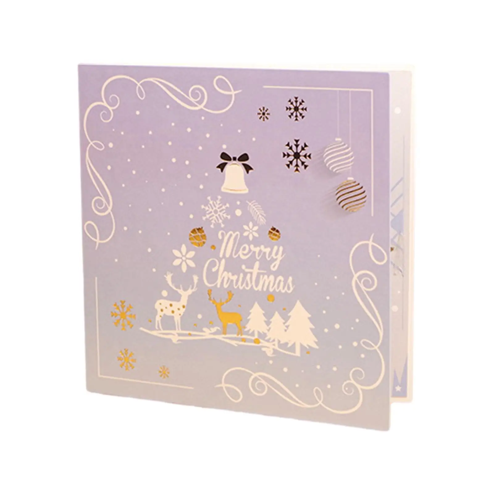 Xmas Greeting Card Popup Christmas Greeting Card for Friend New Year Mum