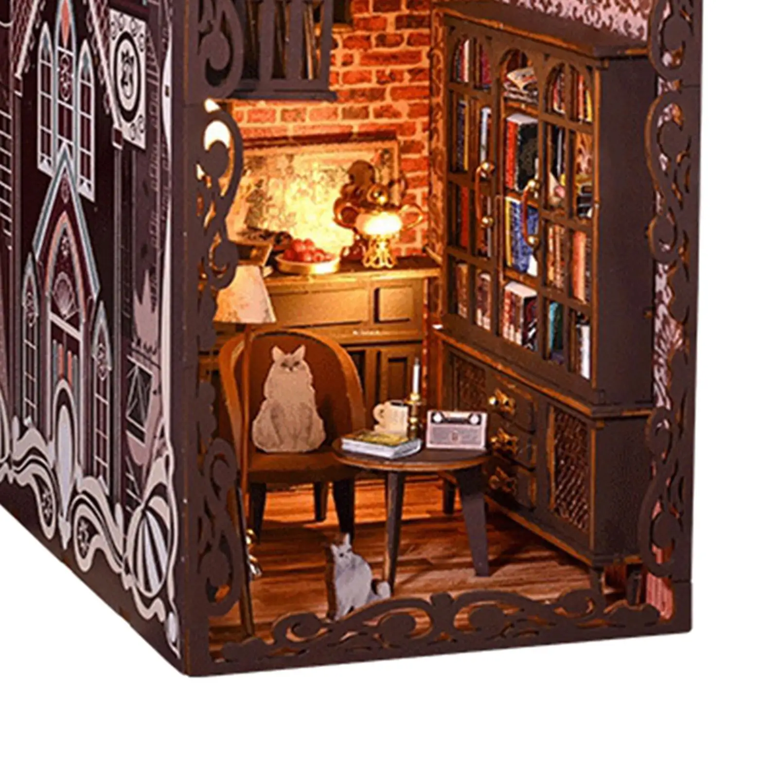 DIY Booknook Kits Crafts Booknook Bookshelf Insert Decor for Boys Kids