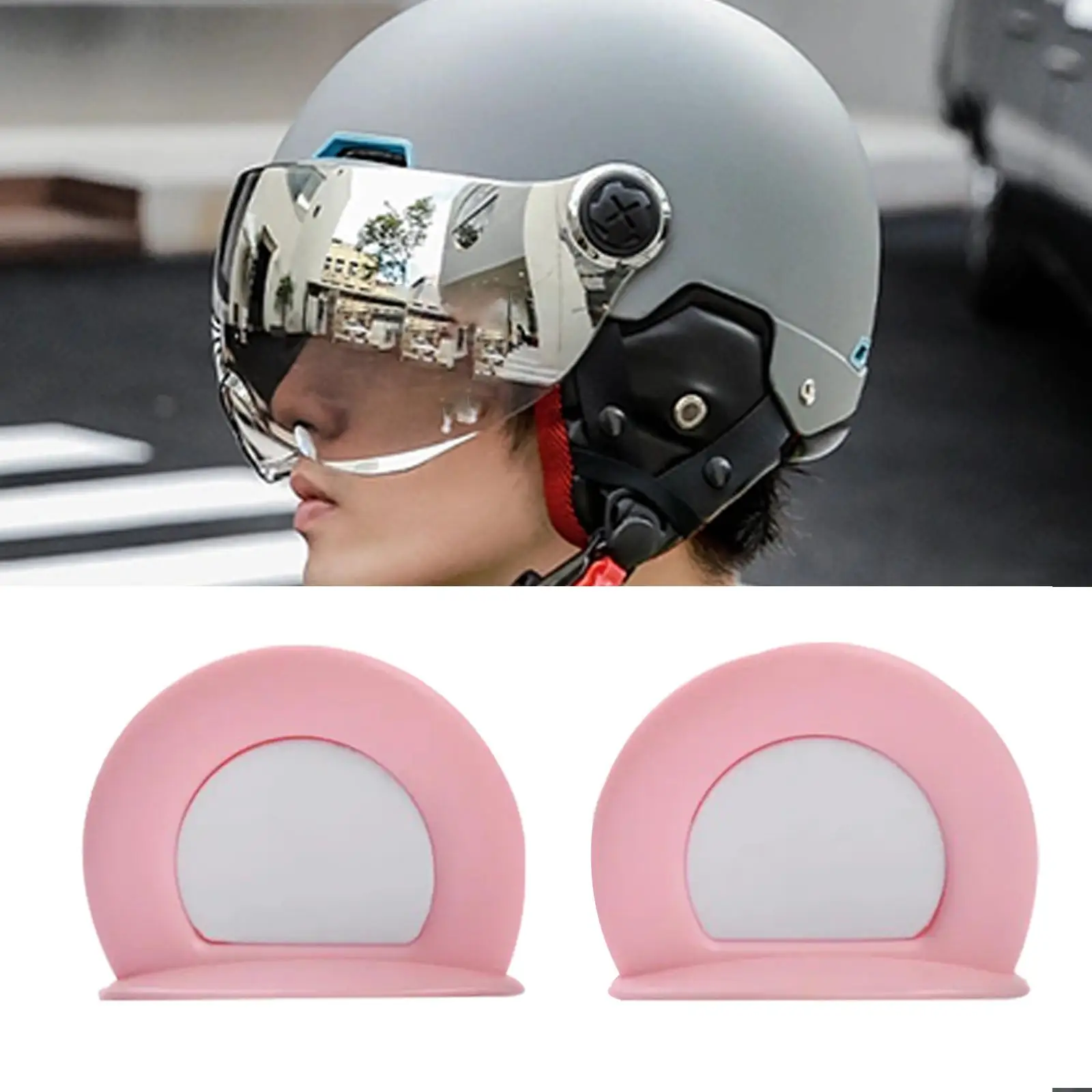 Motorcycle Helmet Ears Ski Helmet Decor Adhesive Helmet Accessory for Adult Kids