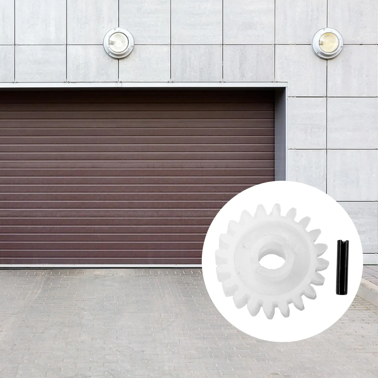Garage Door Gear 2.17inch Durable Replaceable Upgrade Replaces Garage Door Opener for XX133 XX333 XX350 Spare Part DIY Accessory
