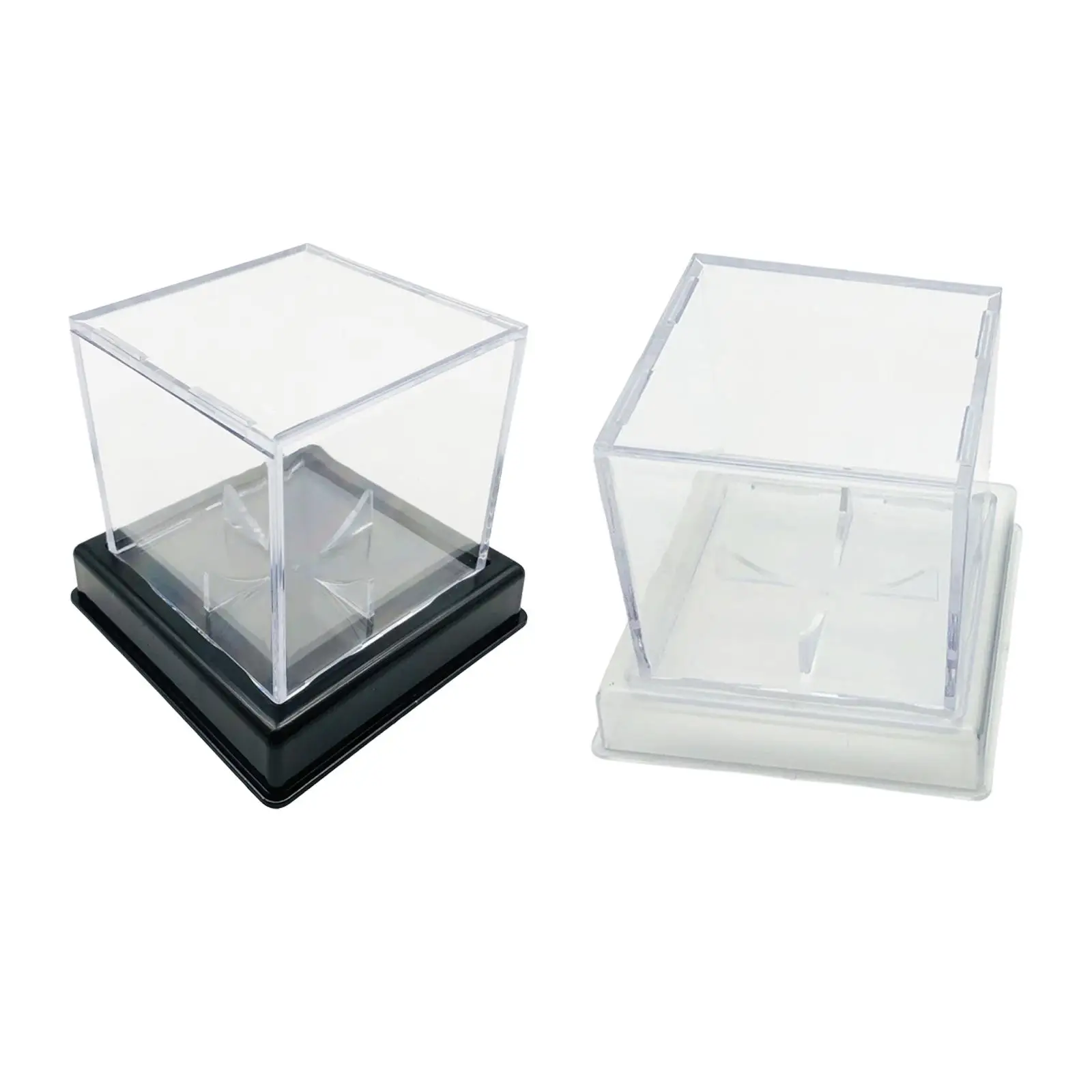 Souvenir Storage Box , Square Baseball , Visual Protector Hobby Clear Square