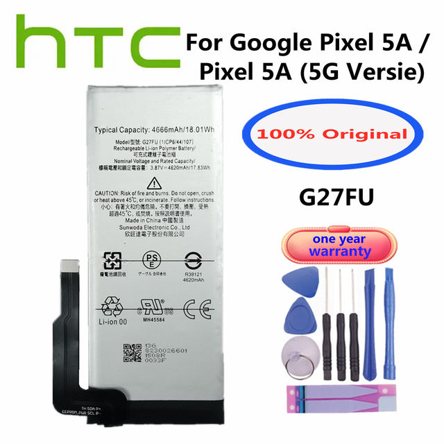 Google Pixel 5a 5G Battery ( G27FU / 3.85V / 4680mAh ) | eBay