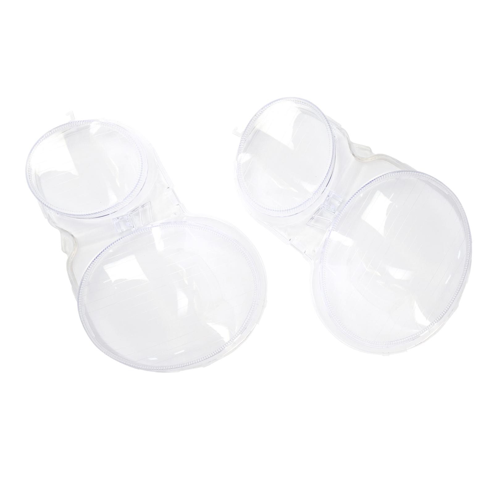 2pcs Car Headlight Cover ,Accessories Replaces, Transparent Spare Parts, Shell Guards for   E420 E55 E430
