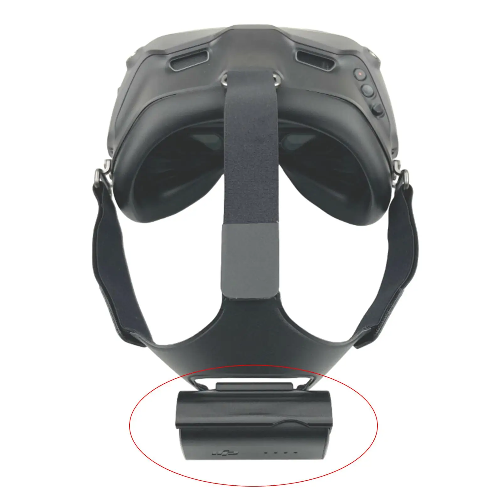 Headband Battery Case Holder Slot Back Clip for DJI  Combo Goggles V2
