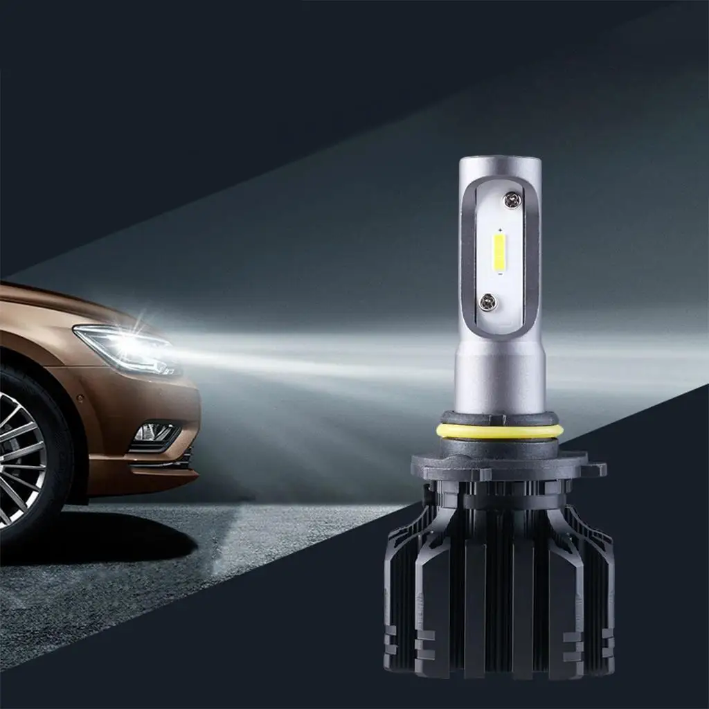 Automotive Led Headlight Bulbs LED Chips Super Bright Headlamp Conversion Kit Beam Angle Waterproof Headlight Fan Auto