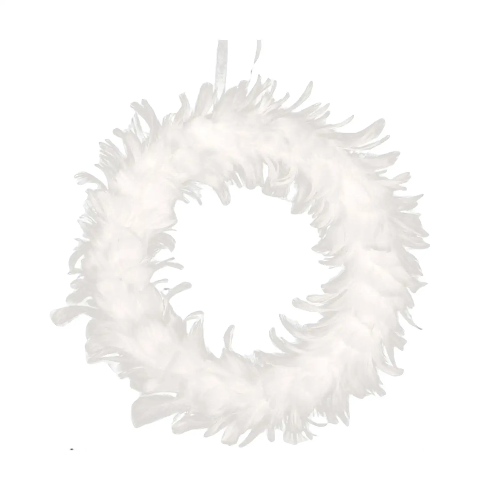 Door Front Wreath Mantle Wedding Party Wall Home Artificial Feather Garland
