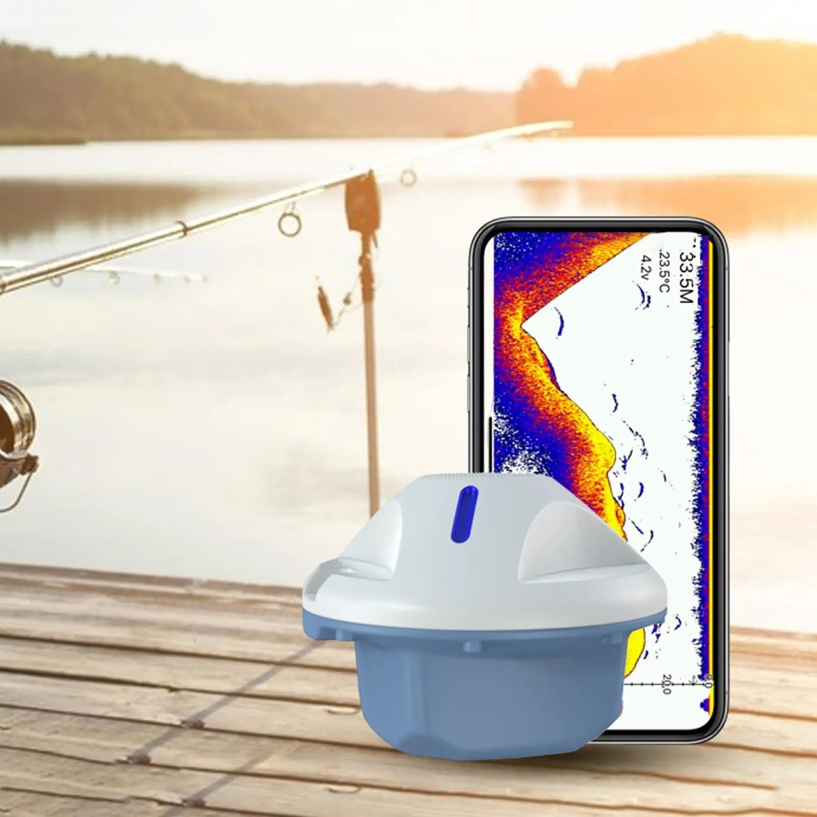 Depth finders Portable Fish Size Handheld for Kayak Fishing Fishing Supplies