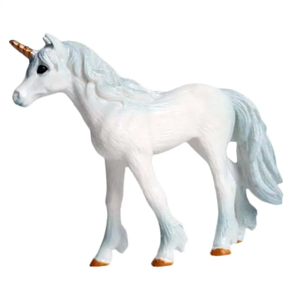 Realistic Unicorn Fantasy Animal Model Plastic Figurine Toy Decor Gift