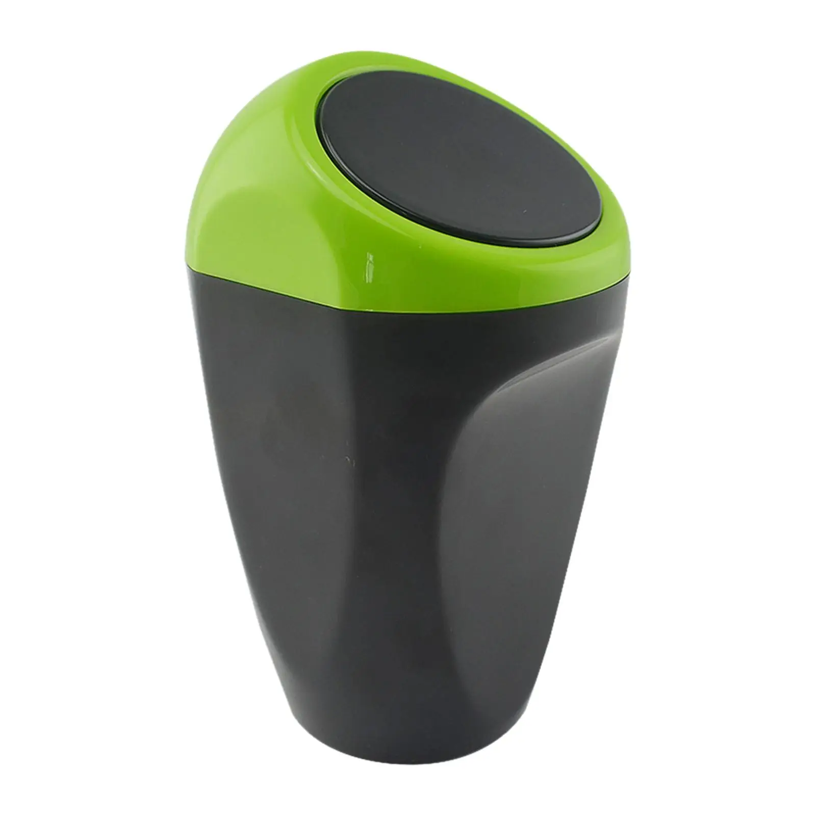 Car Trash Can with Spring Push Lid Vehicle Trash Bin for Bedroom Sturdy