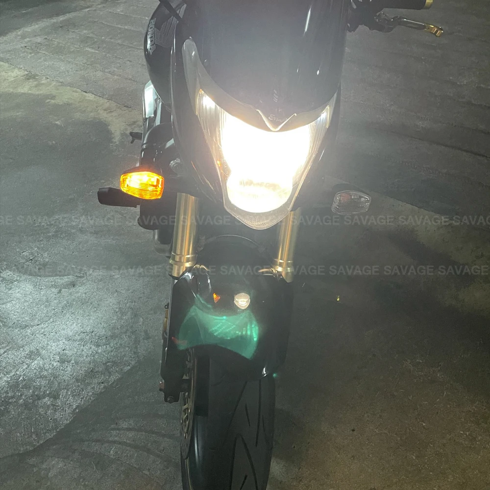 4Pcs Motorcycle Turn Signal Indicators Bulb Light fit for Honda CB900F XR250R UK