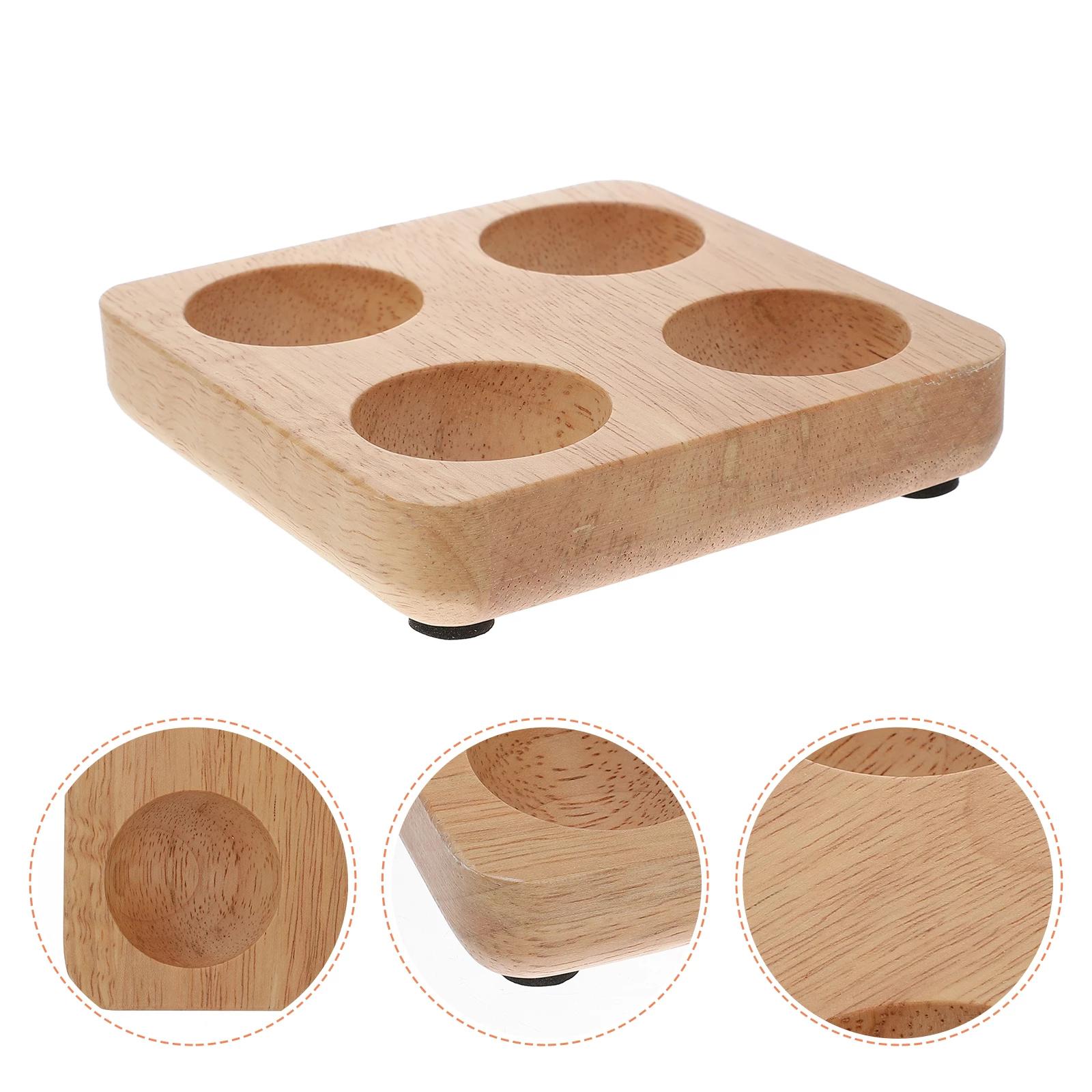 Wooden Egg Holder Sturdy Durable Portable Organizer Rack Storage Tray Container for Household Restaurant Countertop Pantry