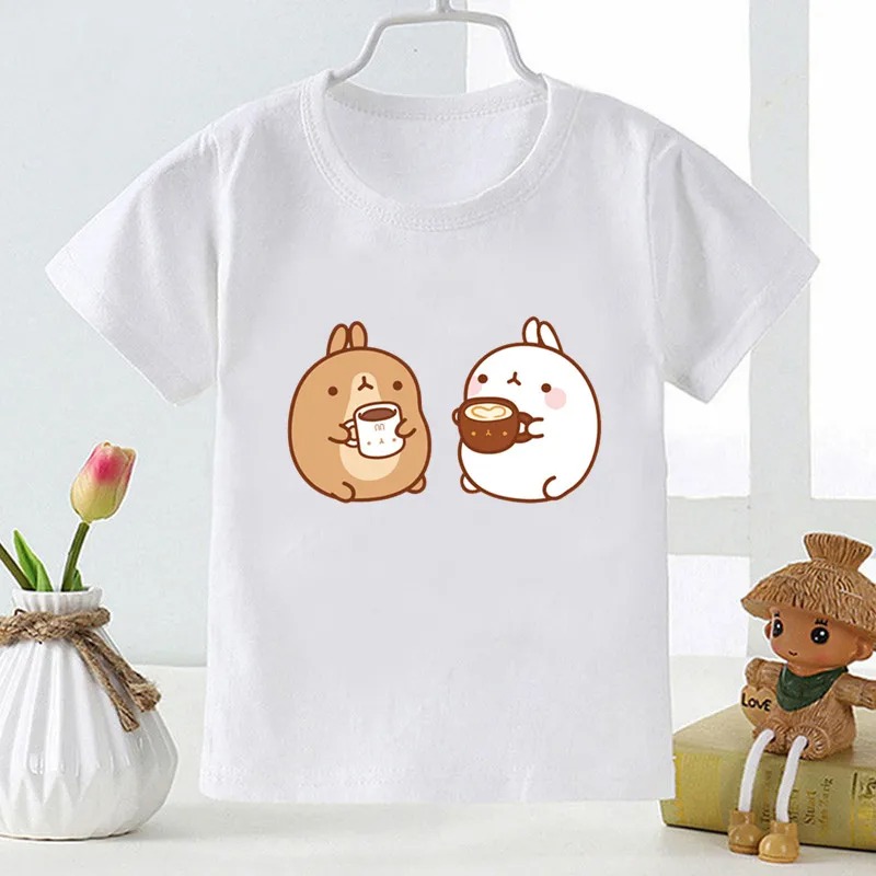 Title 14, Molang e Piupui T-shirt per bambini stampata in...