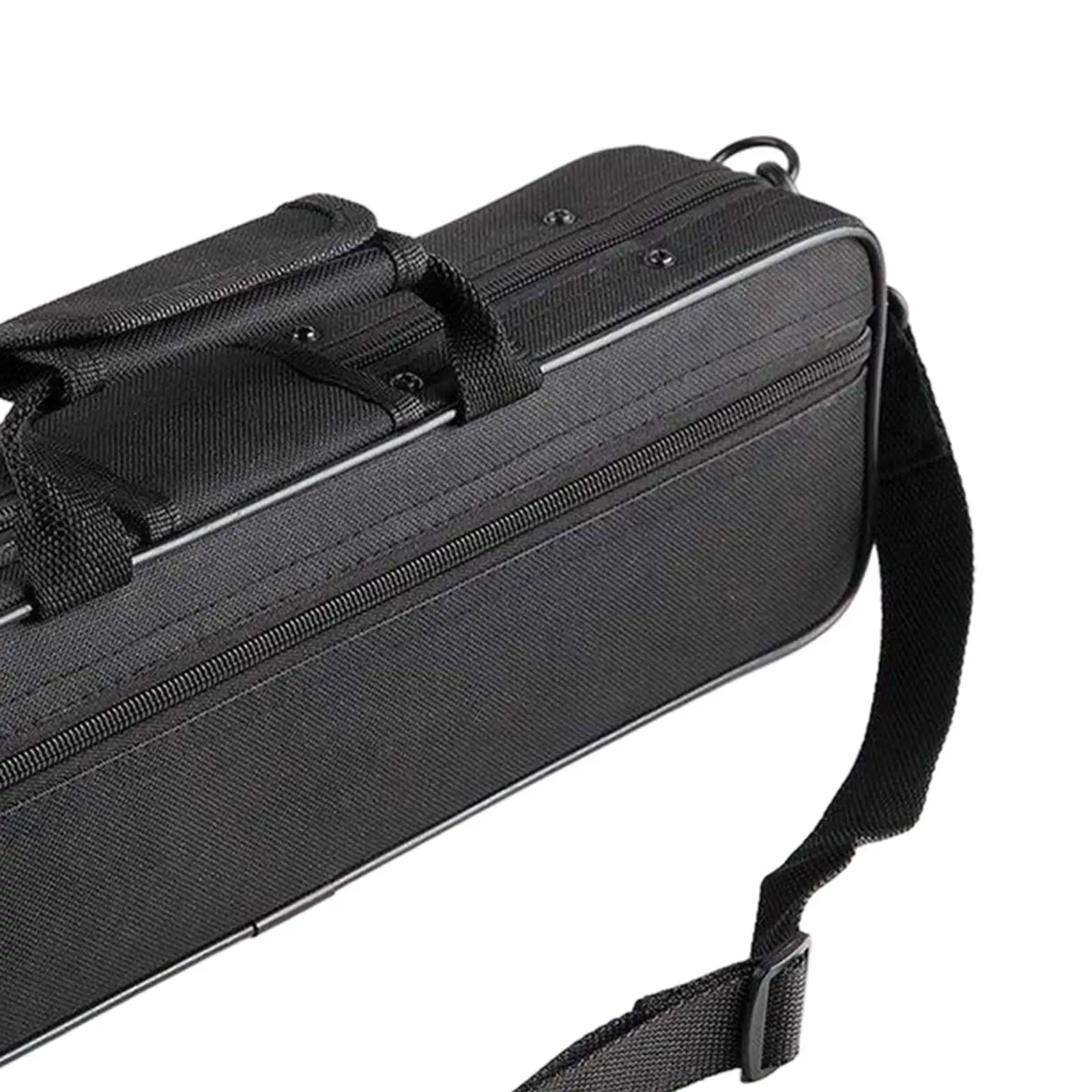 Flute Carry Case Wear Resistant Canvas Shoulder Strap Adjustable Strap Orchestra Instrument Waterproof Gig Bag Flute Protect Bag