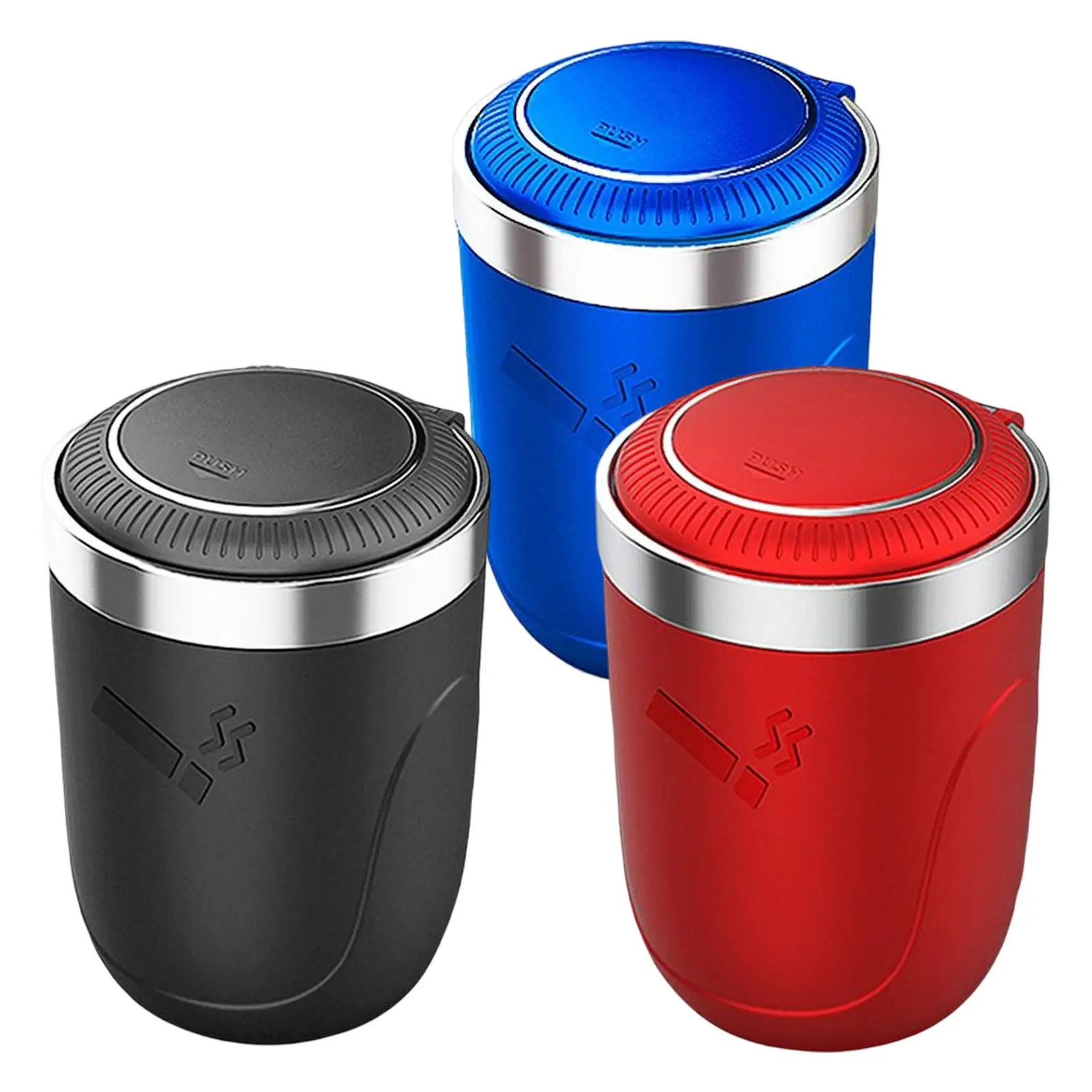 Car Ashtray, with Lid Smokeless Easy Clean up Auto Ash Holder Cup Fit for Outdoor