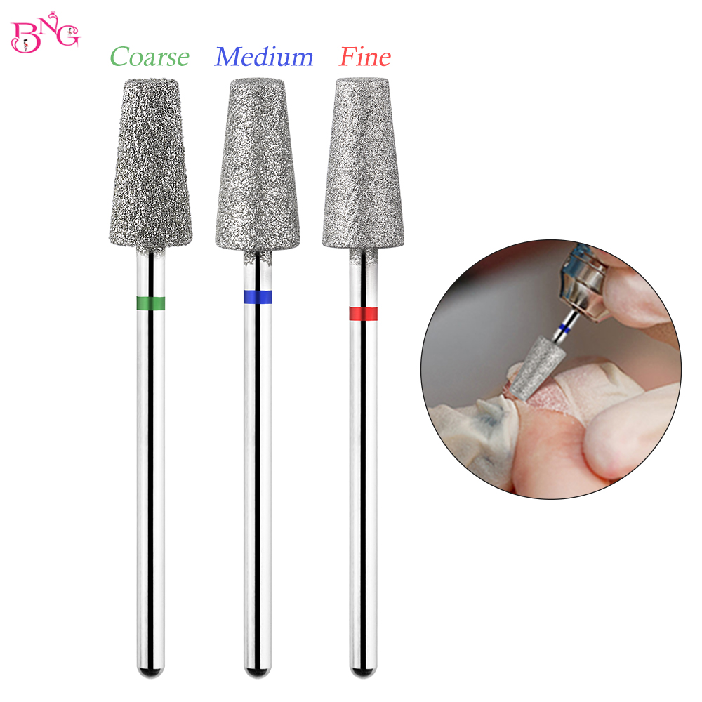 Best of BNG Diamond Cross Teeth Barrel Nail Drill Bits Rotary Cuticle Clean Burr 3/32&quot; Manicure Bit Drill Machine Accessories Reviews & Tips