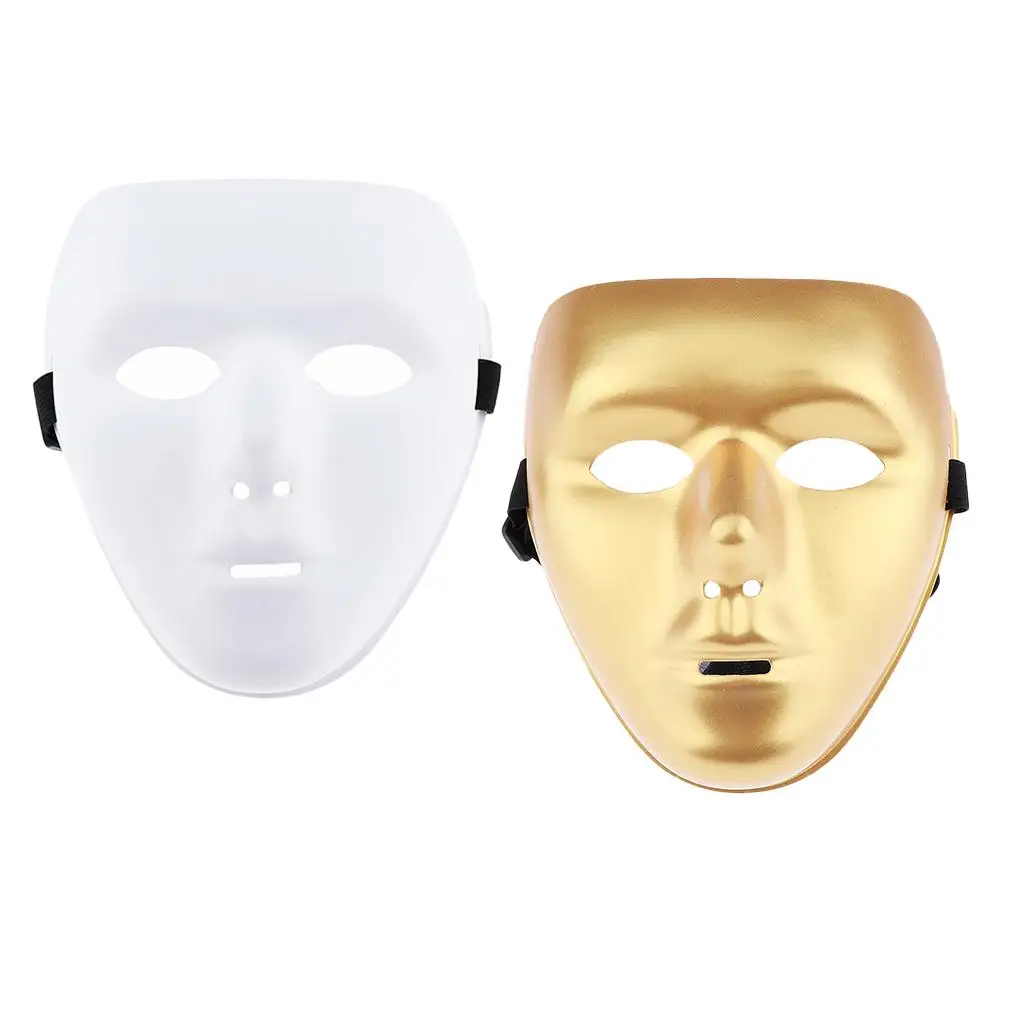 Phantom Mask White Face Jabbawockeez Mask Costume Halloween Party Favor Mask
